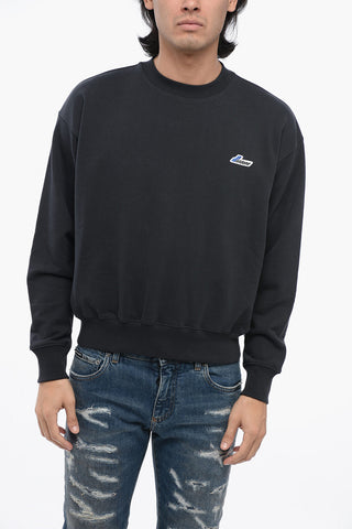 Brushed Cotton Oversized UNISEX Crew-neck Sweatshirt