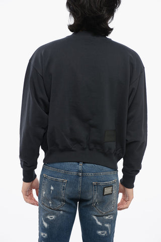 Brushed Cotton Oversized UNISEX Crew-neck Sweatshirt