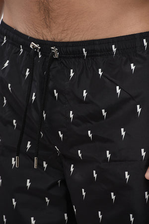 Nylon Boxer MICRO BOLTS Swim Trunks