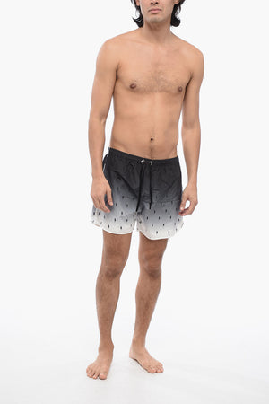Degradé Nylon Boxer Swim Shorts ALL-OVER BOLT