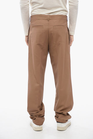 Pantaloni Chino NOCE con Chiusura a Scomparsa