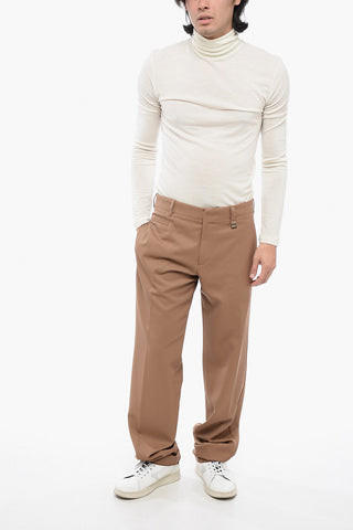 Pantaloni Chino NOCE con Chiusura a Scomparsa