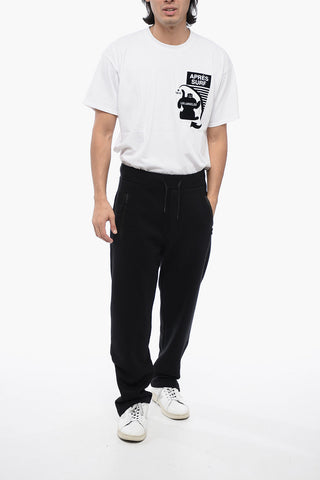 Joggers in Cotone Felpato a 3 Tasche