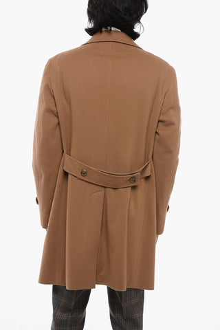 Cappotto Semi-foderato in Misto Cashmere