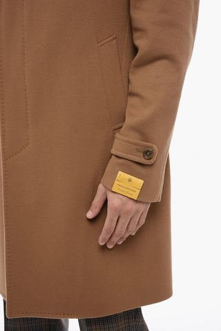 Cappotto Semi-foderato in Misto Cashmere