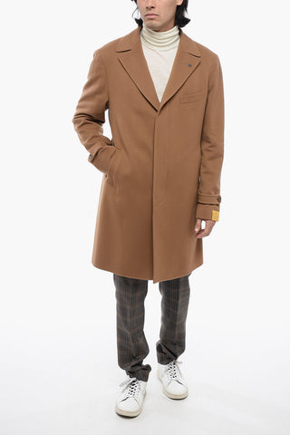 Cappotto Semi-foderato in Misto Cashmere
