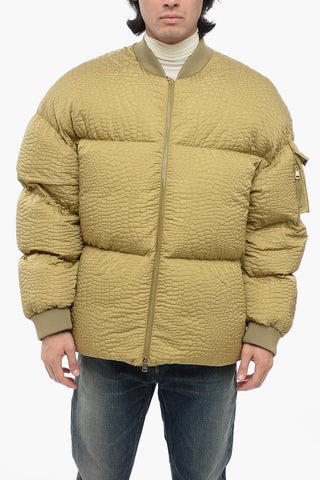 JAY-Z X MONCLER Jacquard Nylon Bomber Fit Down Jacket
