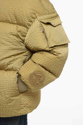 JAY-Z X MONCLER Jacquard Nylon Bomber Fit Down Jacket