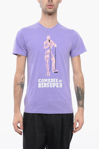 T-shirt Girocollo in Cotone Stampata