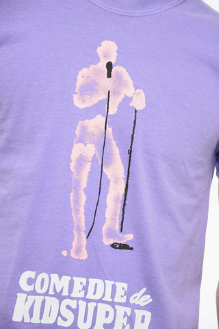 T-shirt Girocollo in Cotone Stampata