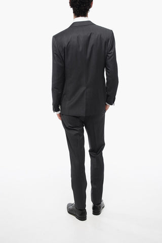Three-Piece Suit with Waistcoat CERIM.ACADEMY Single Vent Pointed Lapel