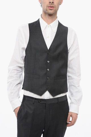 Three-Piece Suit with Waistcoat CERIM.ACADEMY Single Vent Pointed Lapel