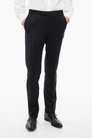 TREND Virgin Wool Side Vents Notch Lapel 2-Button Suit