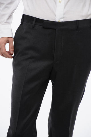 TREND Virgin Wool Side Vents Notch Lapel 2-Button Suit