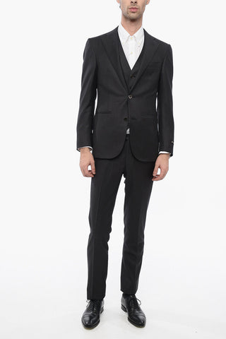 Virgin Wool CERIM.ACADEMY 3 Piece Waistcoat Suit