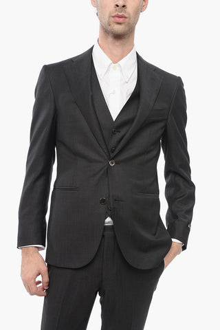 Virgin Wool CERIM.ACADEMY 3 Piece Waistcoat Suit