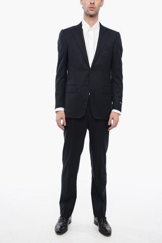 Virgin Wool MANTUA 2-Button Suit With Notch Lapel