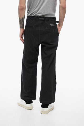 MAISON KITSUNE Double-Pleat Pants with Industrial Belt