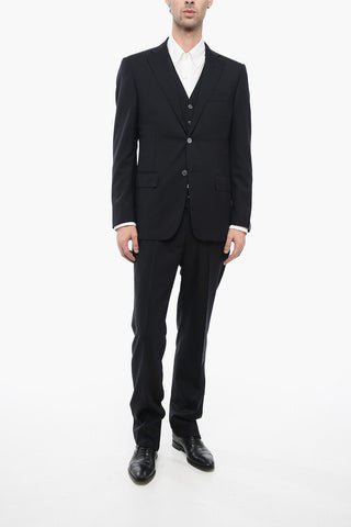 Virgin Wool MANTUA 3 Piece Waistcoat Suit