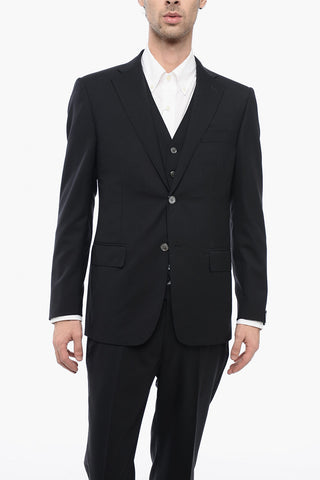 Virgin Wool MANTUA 3 Piece Waistcoat Suit