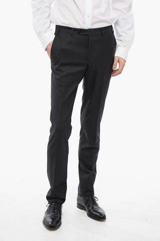 Virgin Wool Side Vents Notch Lapel ACADEMY 2-Button Suit