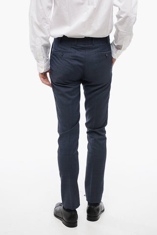 CC COLLECTION Virgin Wool 2-Button Suit With Side Vents