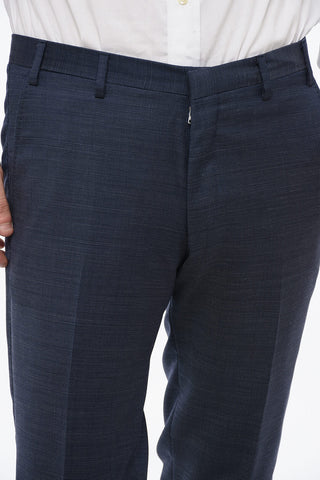 CC COLLECTION Virgin Wool 2-Button Suit With Side Vents