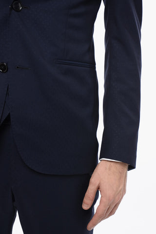 Wool Side Vents 3 Piece Waistcoat Suit