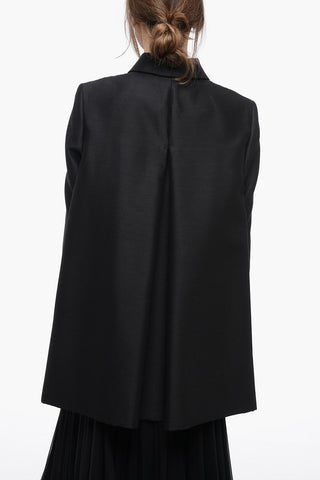 Wool-blended Coat with MEDUSA Buttons