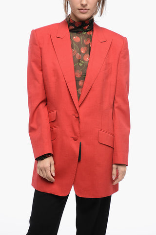 Blazer 3 Tasche in Misto Seta con Rever a Lancia