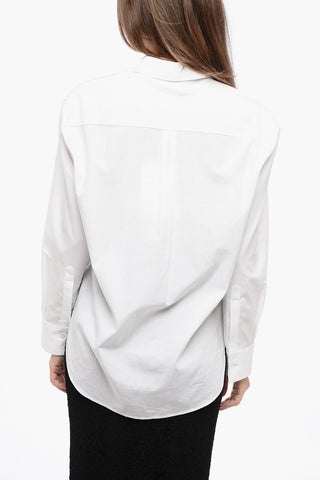 Standard Collar Popeline Cotton Oversized Shirt
