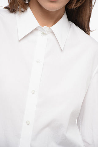 Standard Collar Popeline Cotton Oversized Shirt