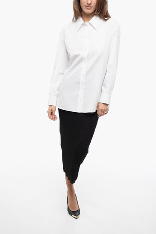 Standard Collar Popeline Cotton Oversized Shirt