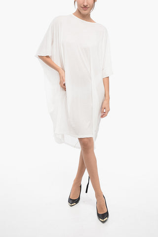 DRKSHDW Bat-wing Sleeved Cotton Tee Dress