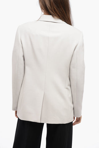 Double-Brested Blazer with shimmer Breast Pocket