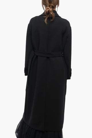 ATELIER Cappotto Doppiopetto in Misto Lana con Cintura