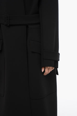 ATELIER Cappotto Doppiopetto in Misto Lana con Cintura