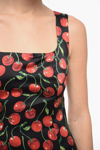 Silk Satin CHERRY Slip Dress