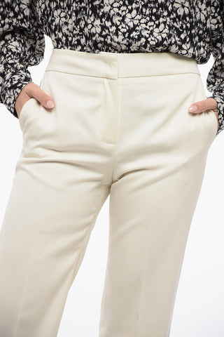Virgin Wool Flared Pants