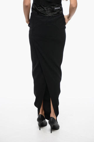 LUXOR Pencil PILLAR Maxi Skirt with Back Split