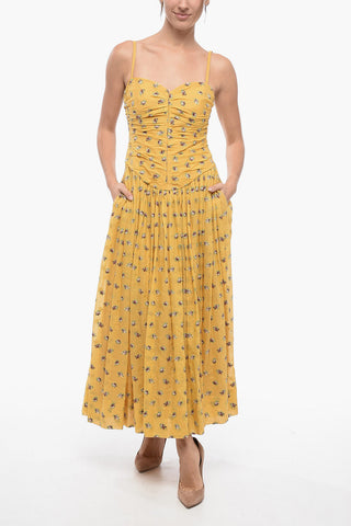 Embroidered Cotton GARDEN ROSE Maxidress