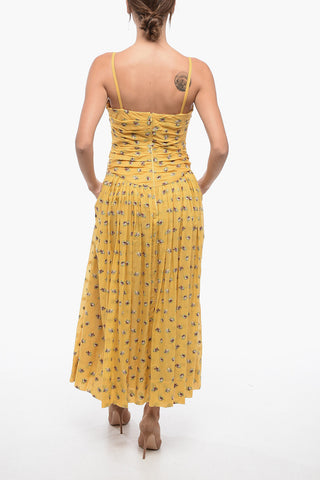 Embroidered Cotton GARDEN ROSE Maxidress