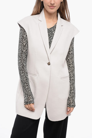 Virgin Wool Long Vest