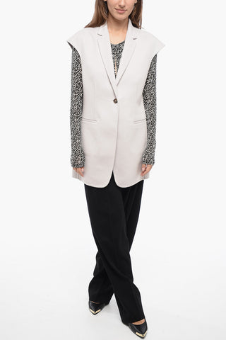 Virgin Wool Long Vest