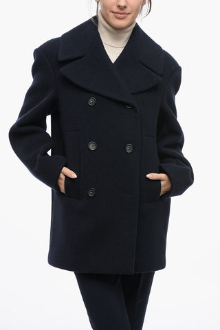 Cappotto Doppiopetto in Misto Cashmere