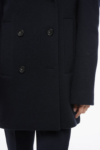 Cappotto Doppiopetto in Misto Cashmere