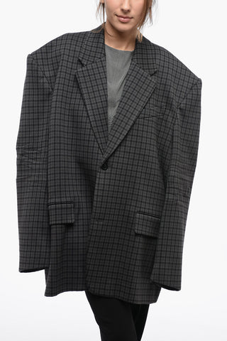 Wool Blazer UNISEX With Padded Shoulders