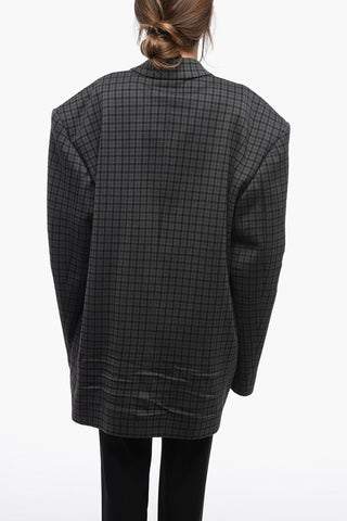 Wool Blazer UNISEX With Padded Shoulders