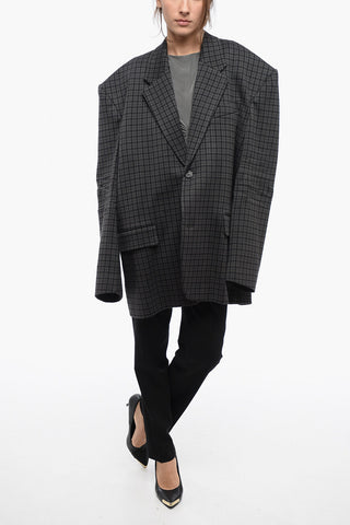 Blazer UNISEX in Lana con Spalline Imbottite