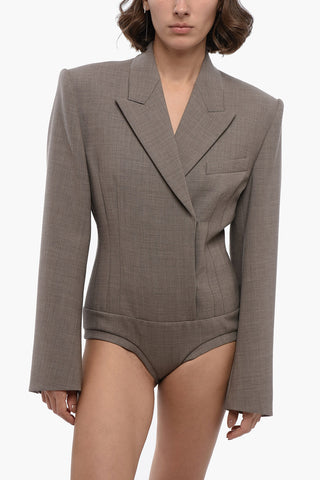 Blazer SUPERBO in Lana con Rever a Lancia